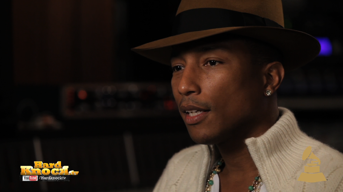 Pharrell Hard Knock TV Grammy Interview by Nick Huff Barili